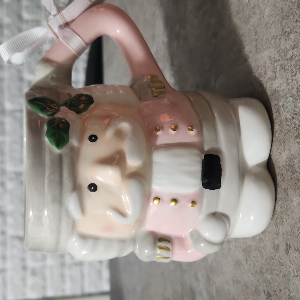 Christmas pink soldier mug